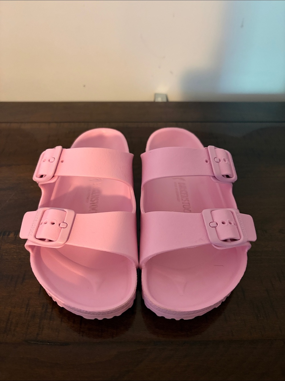 Birkenstock Kids Pink Two-Buckle EVA Sandals